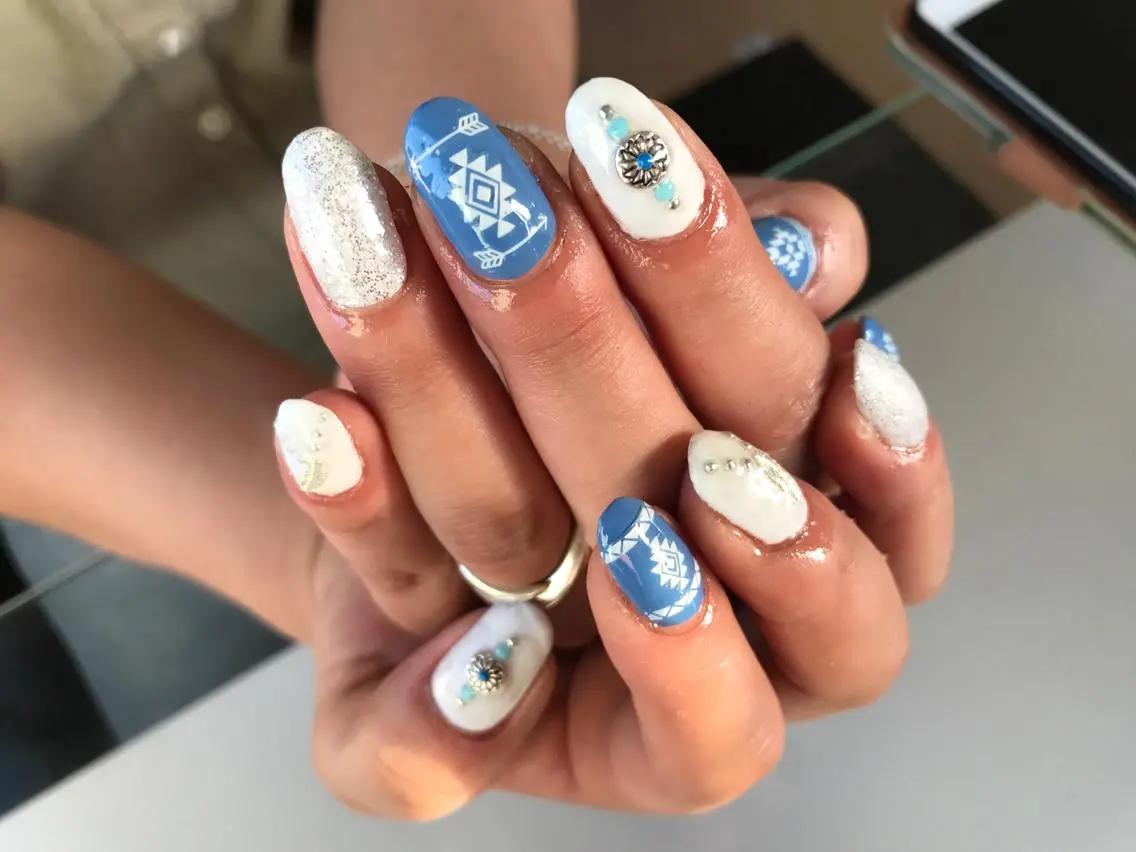 ネイル ハンドネイル Mana‪ ‪·͜· ❤︎‬のネイルデザイン