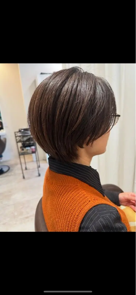 ショート ボブ ショートヘア 竹本 侑真のヘアスタイル