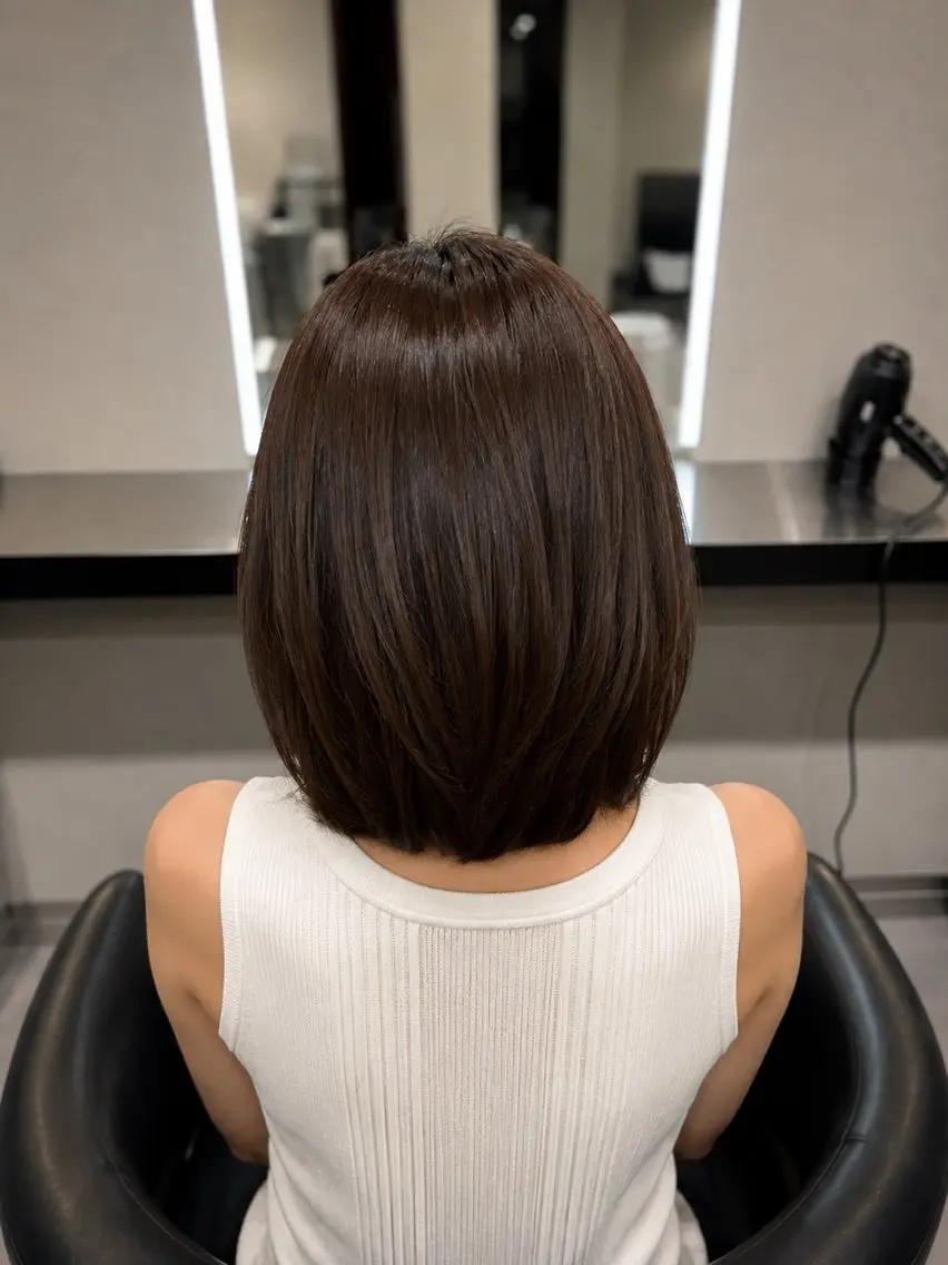 ミディアム カラー ブラウンカラー トリートメント 🌈ウルトワ水素 髪質改善naru🌈のヘアスタイル