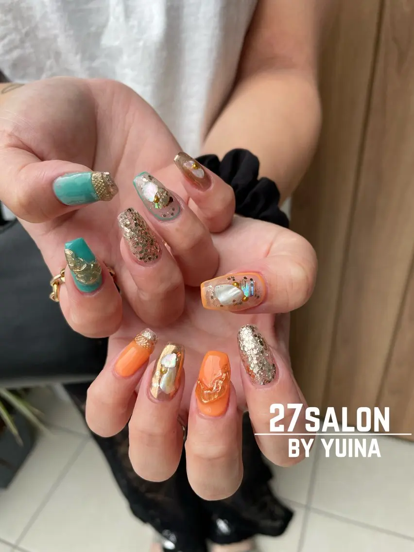 ネイル ニュアンスネイル 27salon yuinaのネイルデザイン