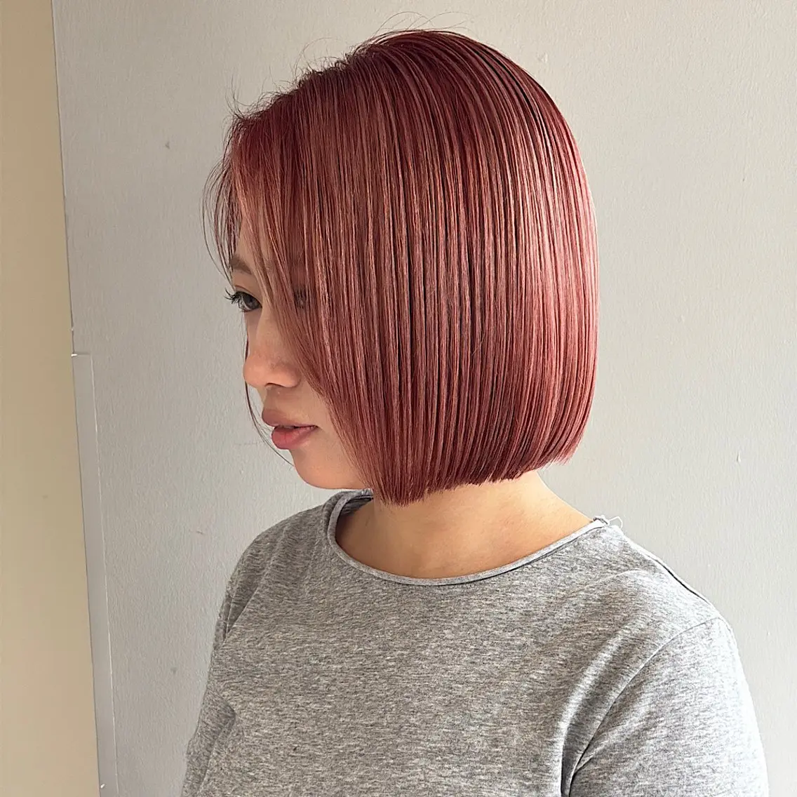 ショート カラー カット ヘアカラー 心斎橋韓国ボブ 好原良真のヘアスタイル