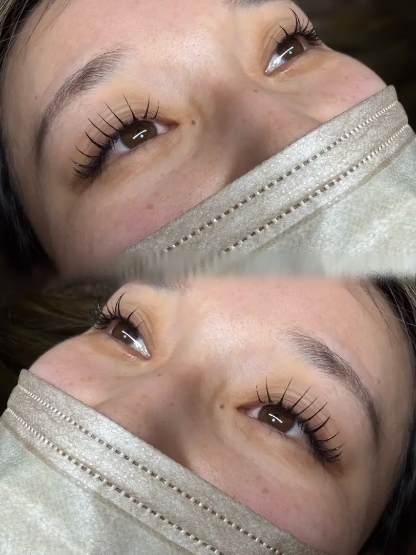 マツエク・マツパ 束感まつ毛 フラットラッシュ ナチュラル eyelash Yuaのマツエク・マツパデザイン