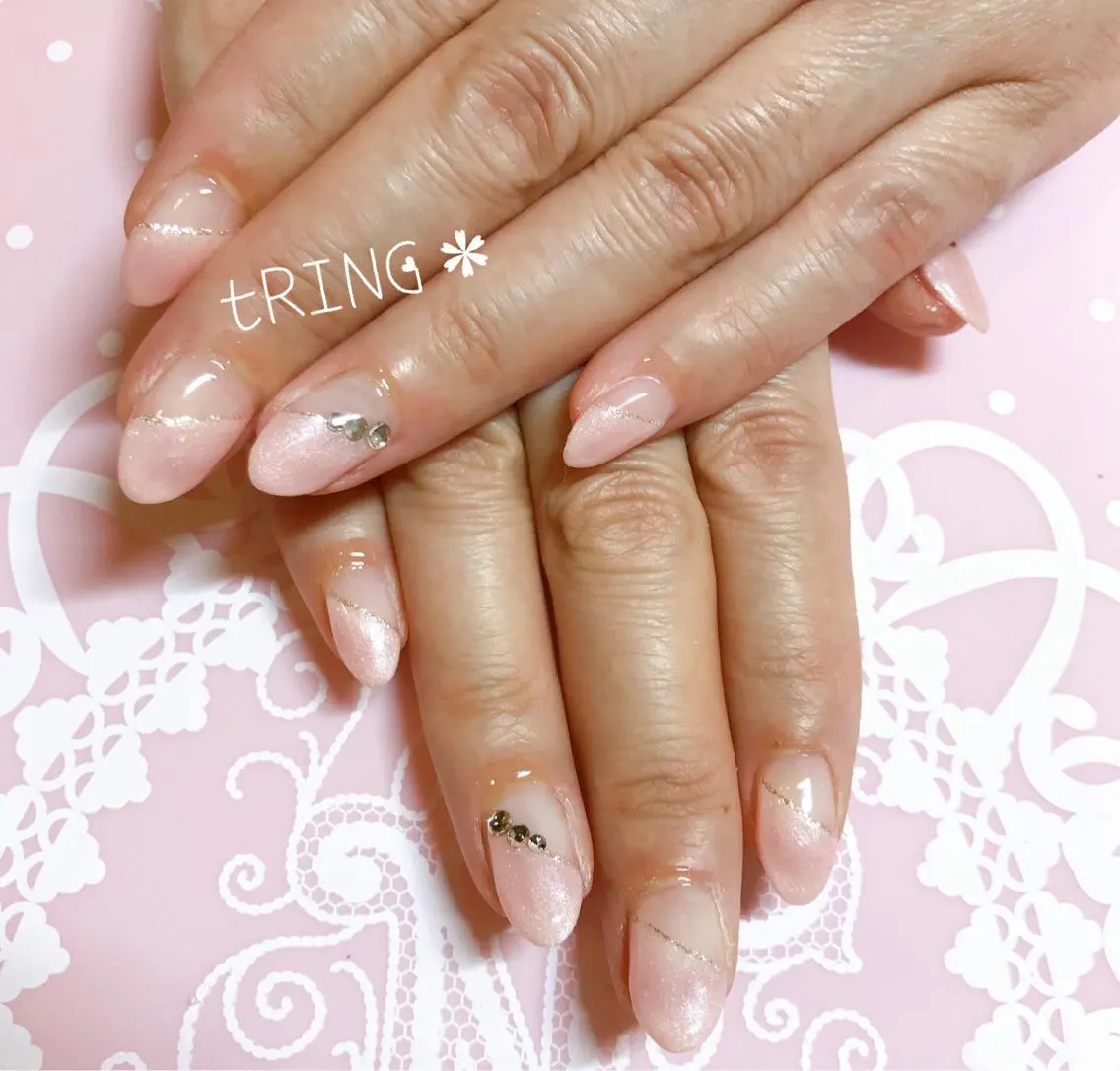 ネイル ハンドネイル tRING＊ しいの木台のネイルデザイン