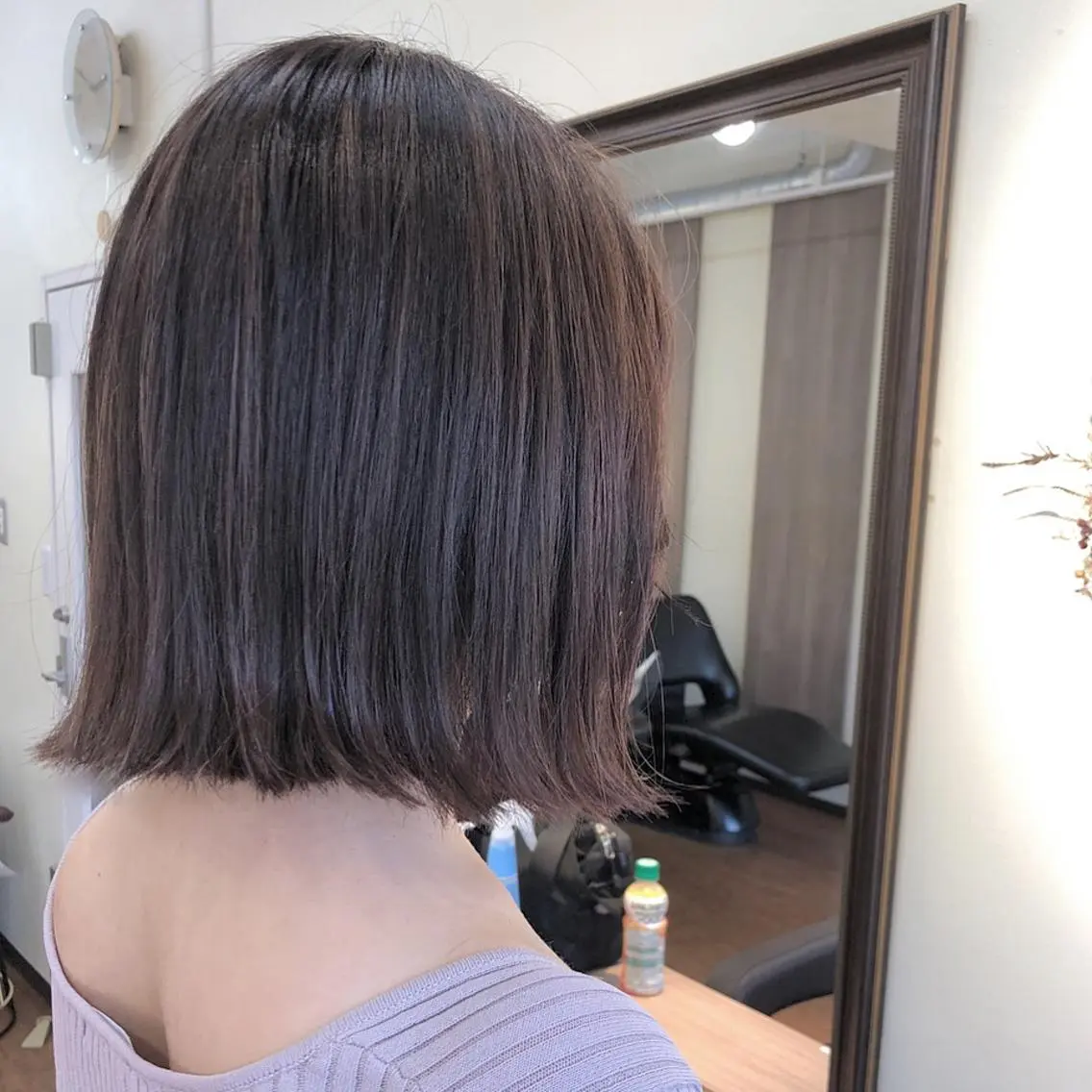 ショート カラー ヘアカラー トリートメント ボブ♡柔らかいカラー 實松栞理のヘアスタイル