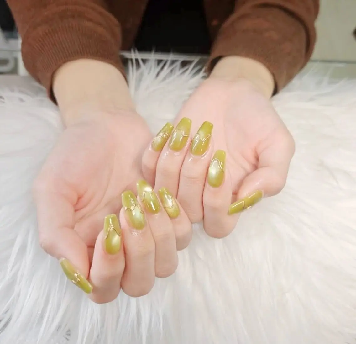 ネイル アートネイル マグネットネイル ミラーネイル ニュアンスネイル ハンドネイル Beaubie nailサロンのネイルデザイン