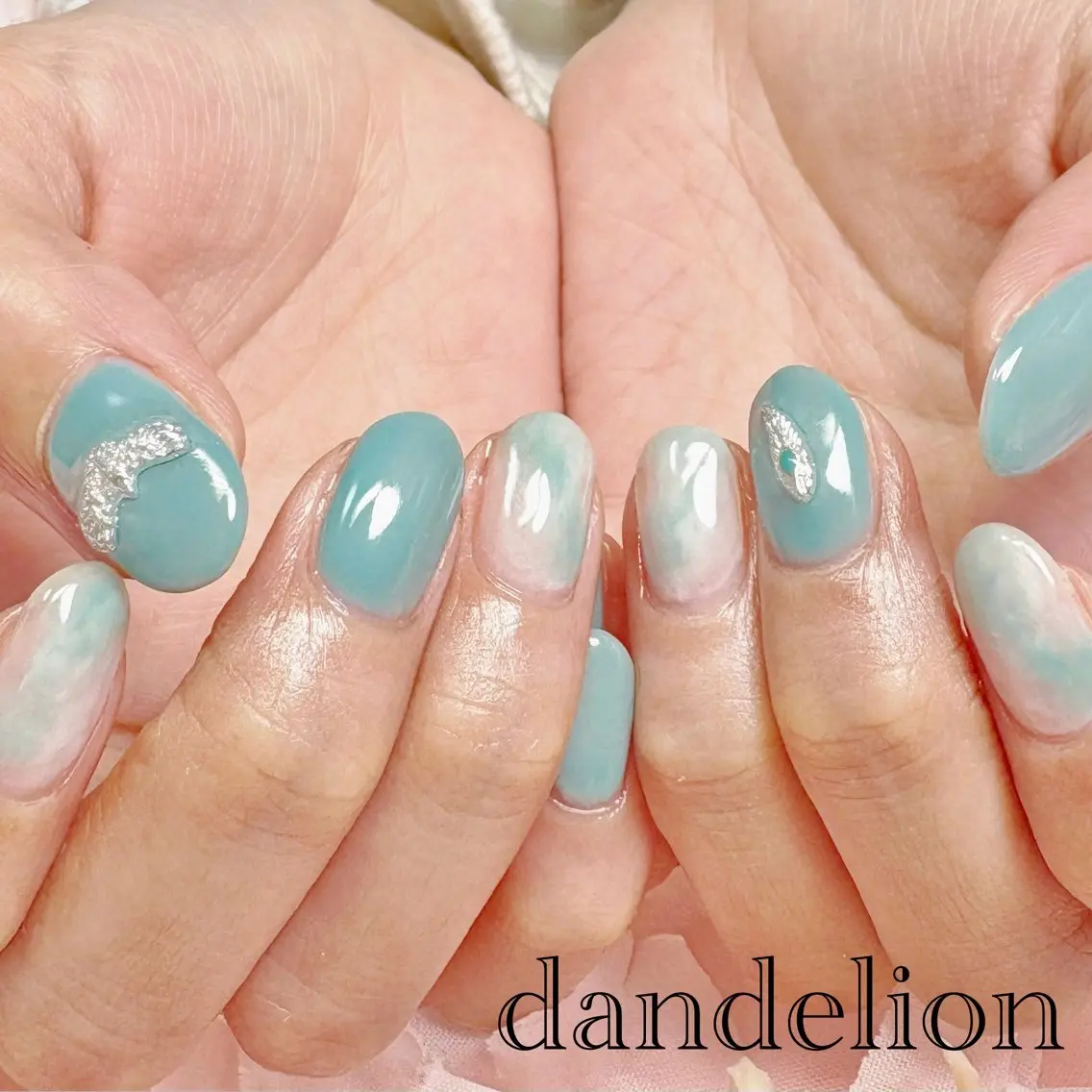 ネイル ハンドネイル ハンドケア dandelion ダンデライオンのネイルデザイン