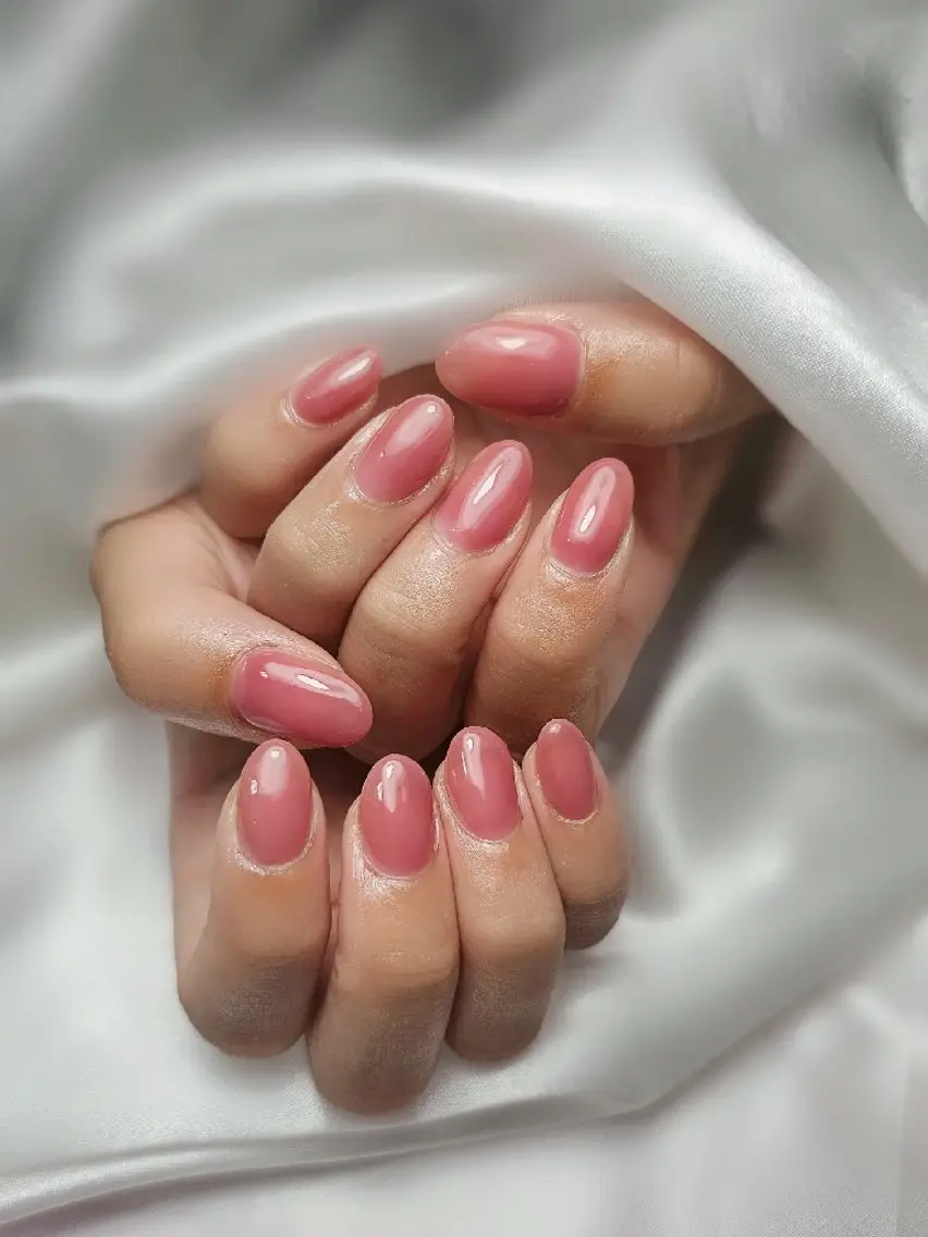 ネイル 韓国ネイル オフィスネイル スカルプネイル ワンホンネイル Ra: Nail   라: 네일のネイルデザイン
