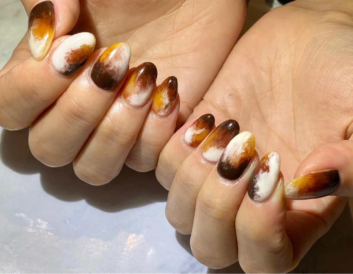 ネイル アートネイル ニュアンスネイル ハンドネイル Lino+ ネイル&よもぎ蒸しのネイルデザイン