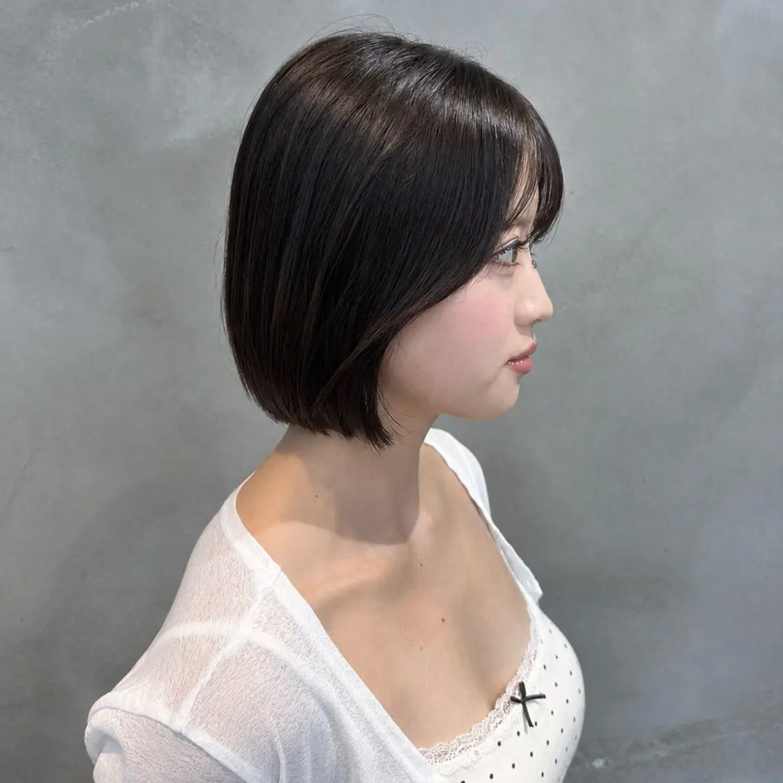 ショート ショートボブ ボブ 顔周りカット 韓国風ヘア ショートヘア カット ヘアカラー トリートメント レイヤーカット/透明 感カラー/遠藤惟斗のヘアスタイル