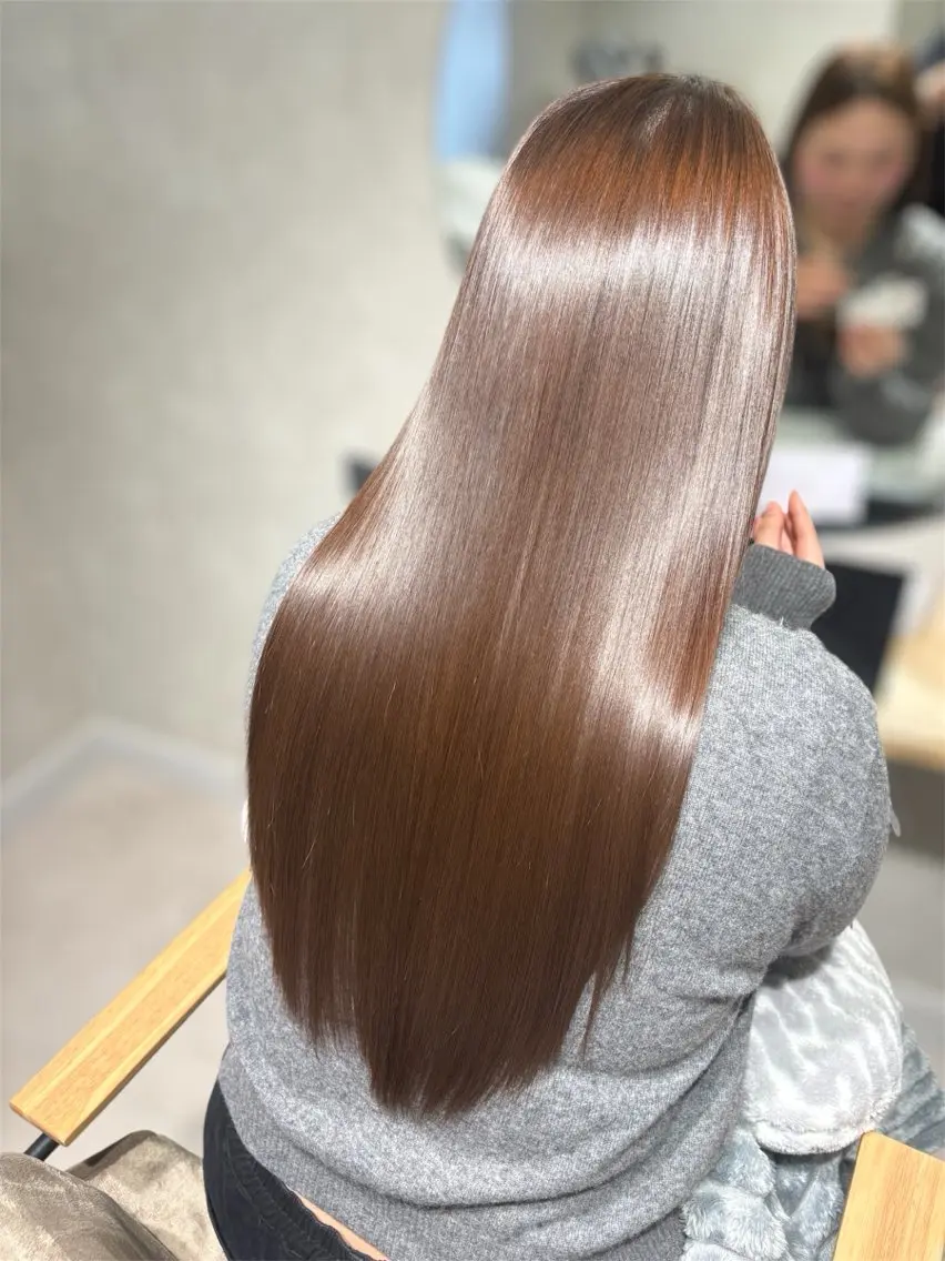 ロング 縮毛矯正 ✨NEW OPEN/ 美髪矯正/山田千里✨のヘアスタイル