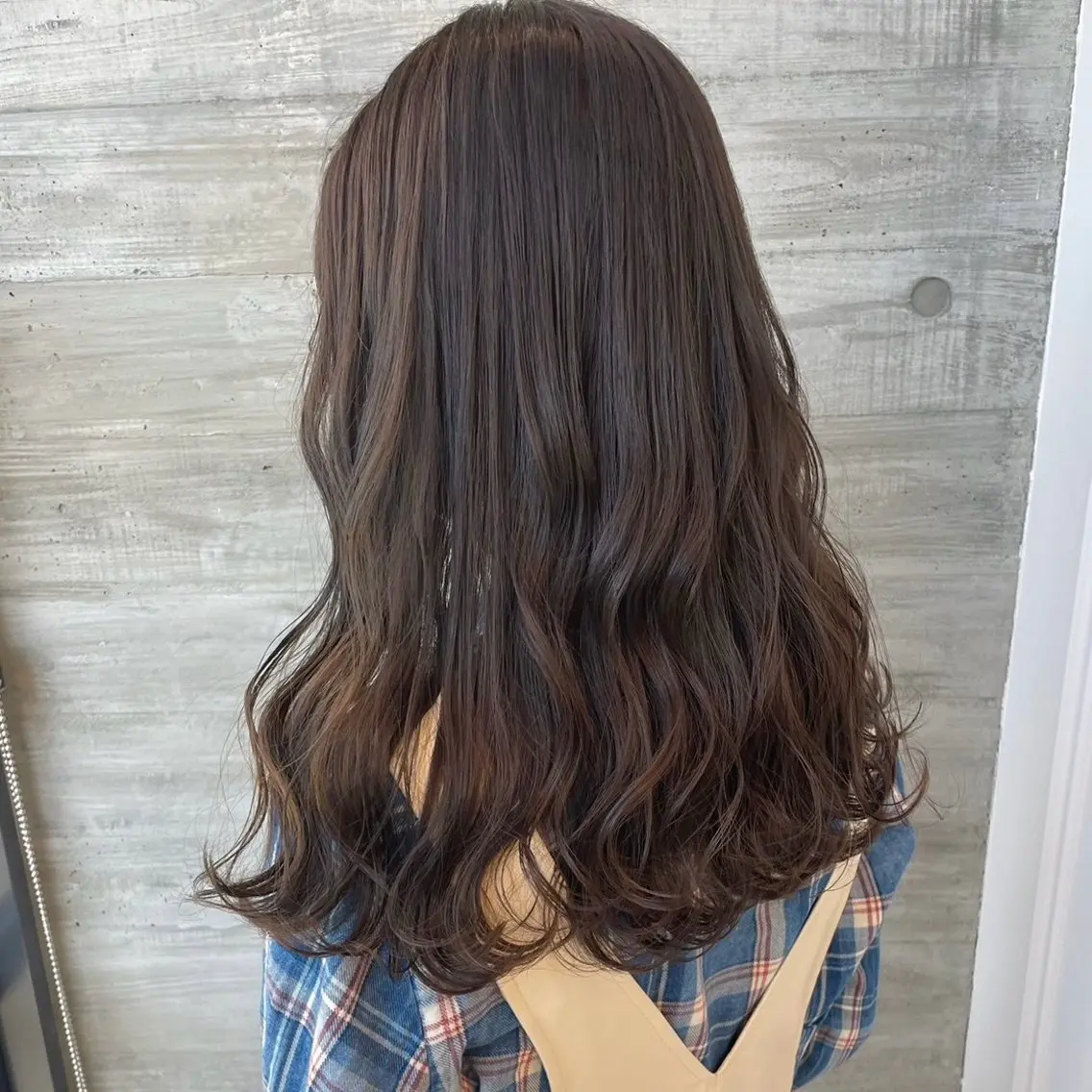 セミロング カラー ParveMix 🩶🫧入江 香名のヘアスタイル