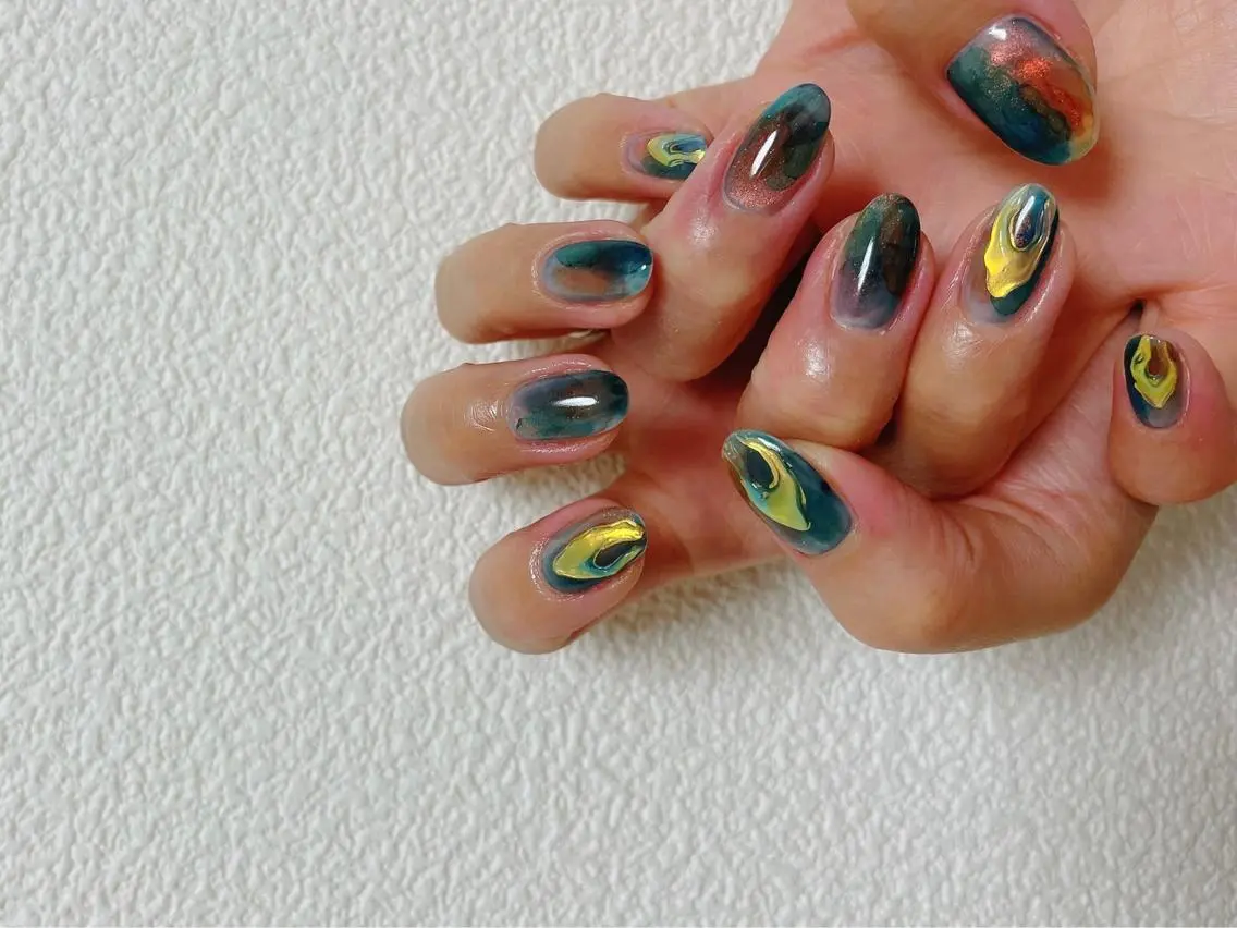 ネイル ニュアンスネイル ハンドネイル kiki nail &brow二子玉川のネイルデザイン