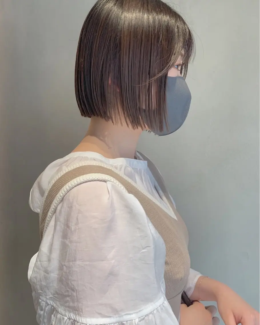 ショート ボブ／メンズパーマ 琢磨のヘアスタイル