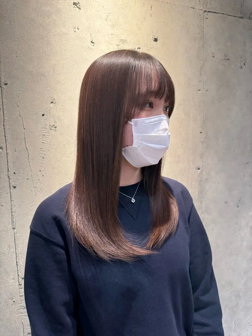 セミロング ブロンド/ハイトーン カラー🎀🪽みさきのヘアスタイル