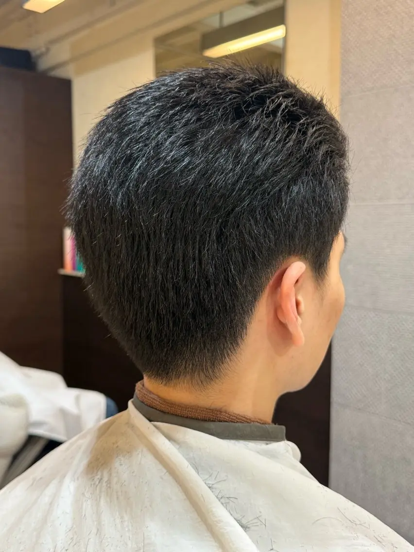 ショート カット 💈理容室KEEN メンズカットアオキのヘアスタイル