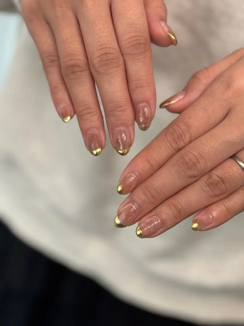 ネイル ニュアンスネイル ネイルアトリエ プラスメリーのネイルデザイン