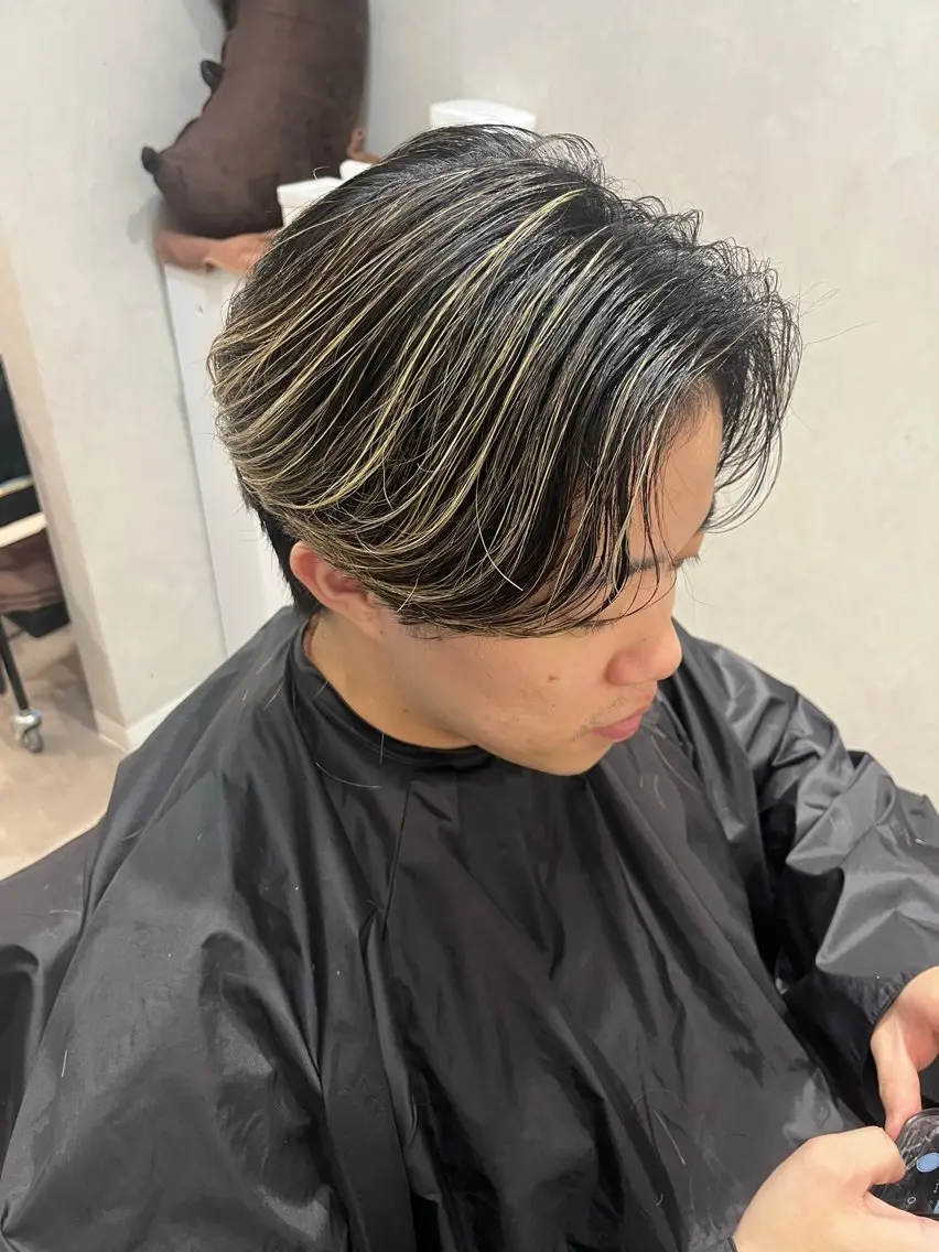 メンズ カット ヘアカラー トリートメント TELA HAIR 岩槻　高梨のヘアスタイル