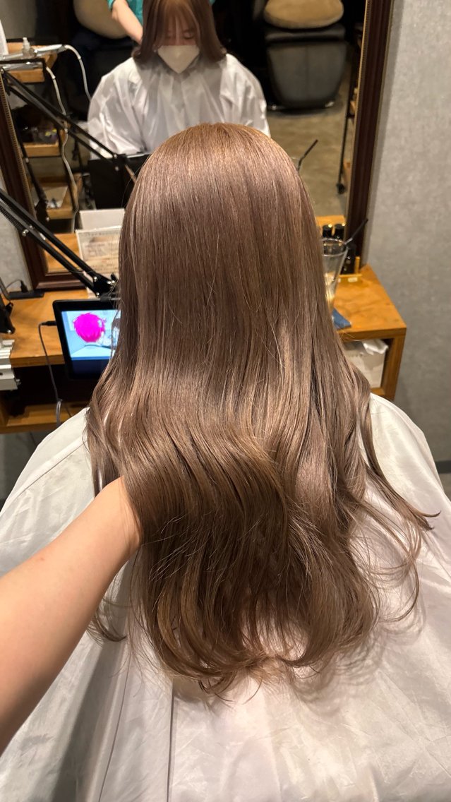 ロング カラー 韓国ヘア｜透明感｜ mihoのヘアスタイル