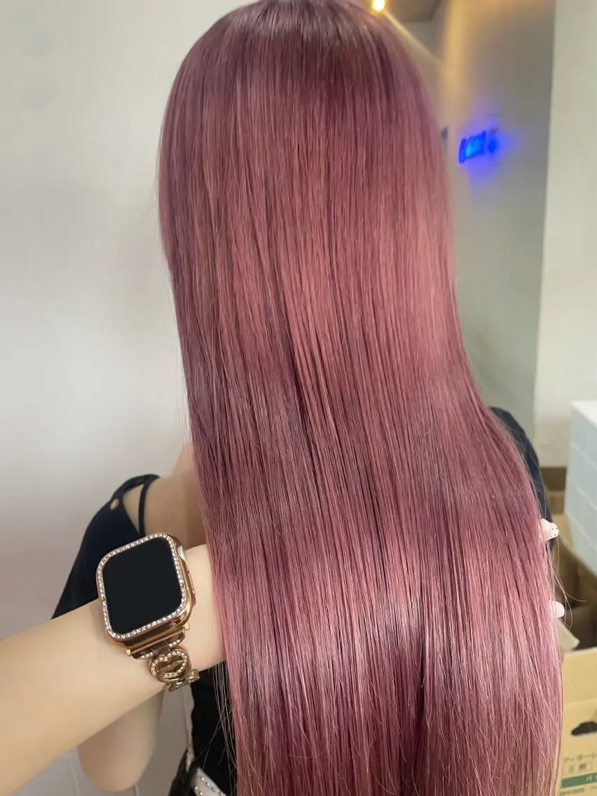 ロング カラー ヘアカラー トリートメント ヘアセット 透明感艶カラー 💛MAHO💛のヘアスタイル