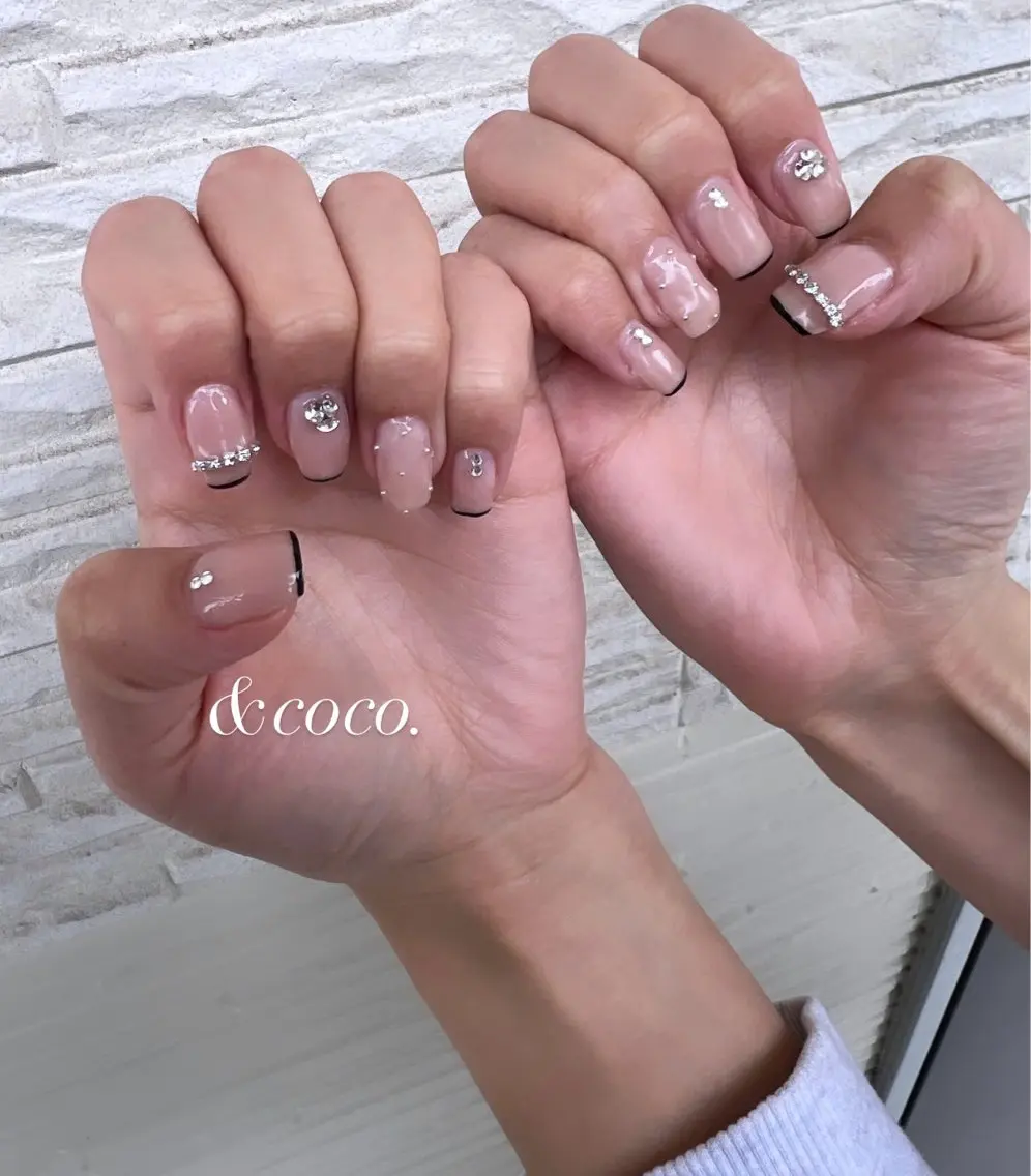 ネイル フレンチネイル ハンドネイル ＆ coco.のネイルデザイン