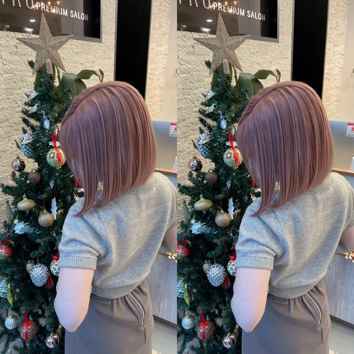 ショート ヘアカラー Y Uのヘアスタイル