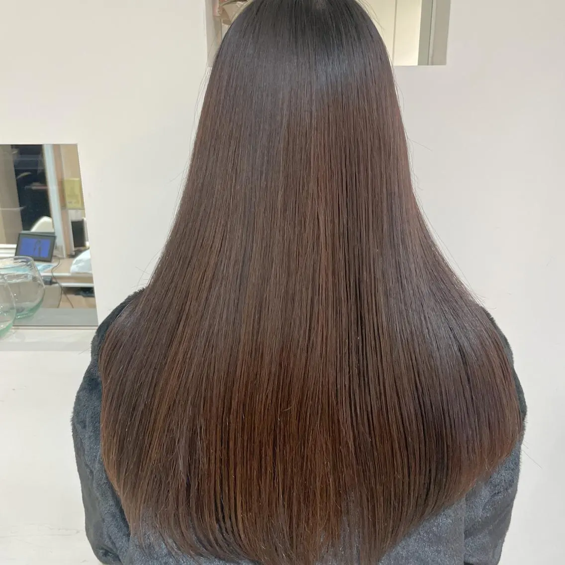 ロング パーマ 髪質改善カラー💎 オオネヨシナリのヘアスタイル