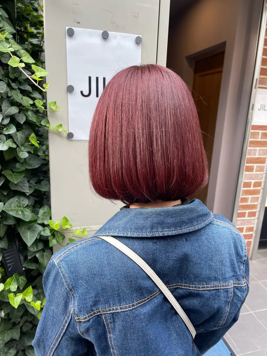 ショート カラー カット ヘアカラー トリートメント かめい りなのヘアスタイル