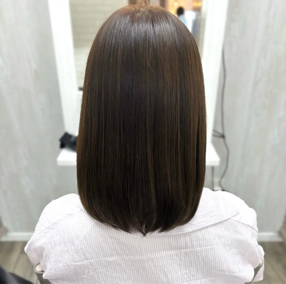 ミディアム カラー ベージュカラー ヘアカラー トリートメント THETAふじみ野 /美友のヘアスタイル