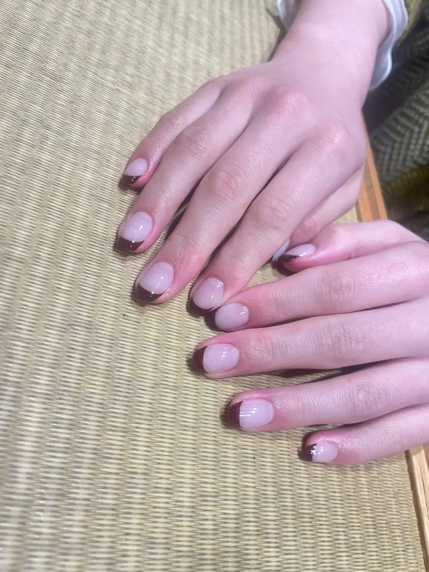 💎ジェルネイル💎フレンチ¥6000の写真
