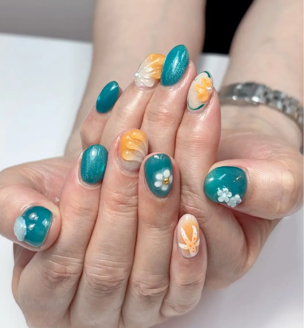 ネイル ハンドネイル Luminail 新小岩のネイルデザイン