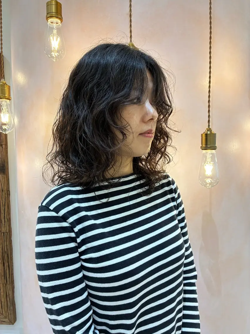 パーマ 甲斐美月 /Jr.スタイリストのヘアスタイル