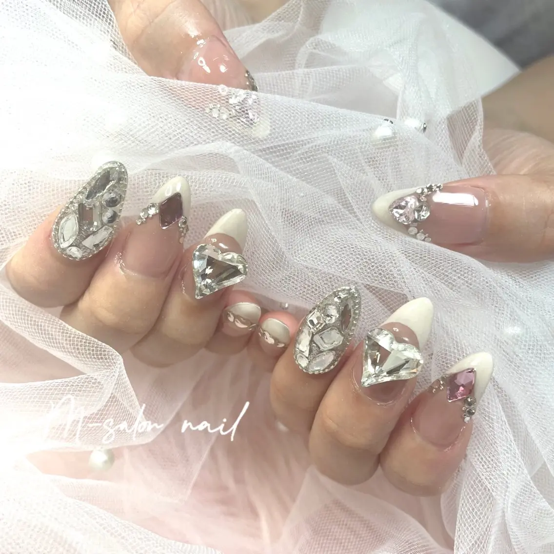 ネイル ハンドネイル 韓国/網紅/パーツ M-salonのネイルデザイン