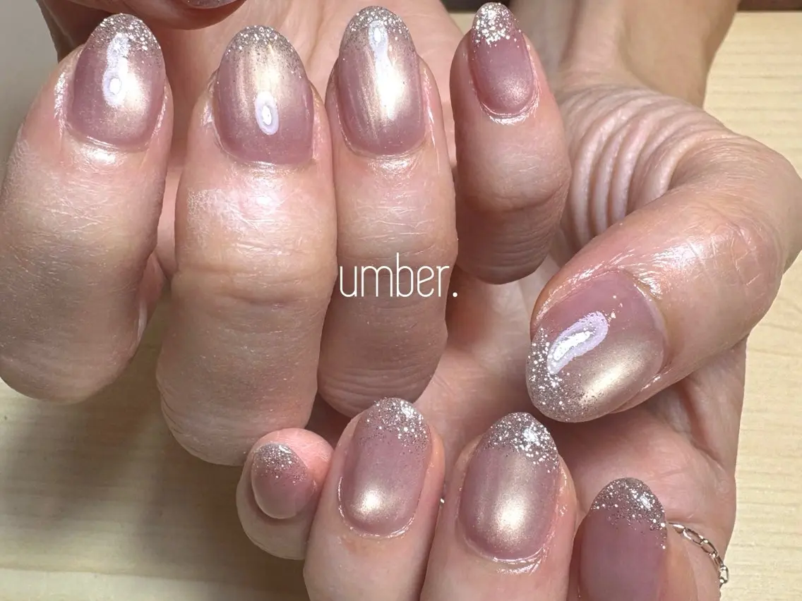 ネイル ハンドネイル umber 三茶1分のネイルデザイン