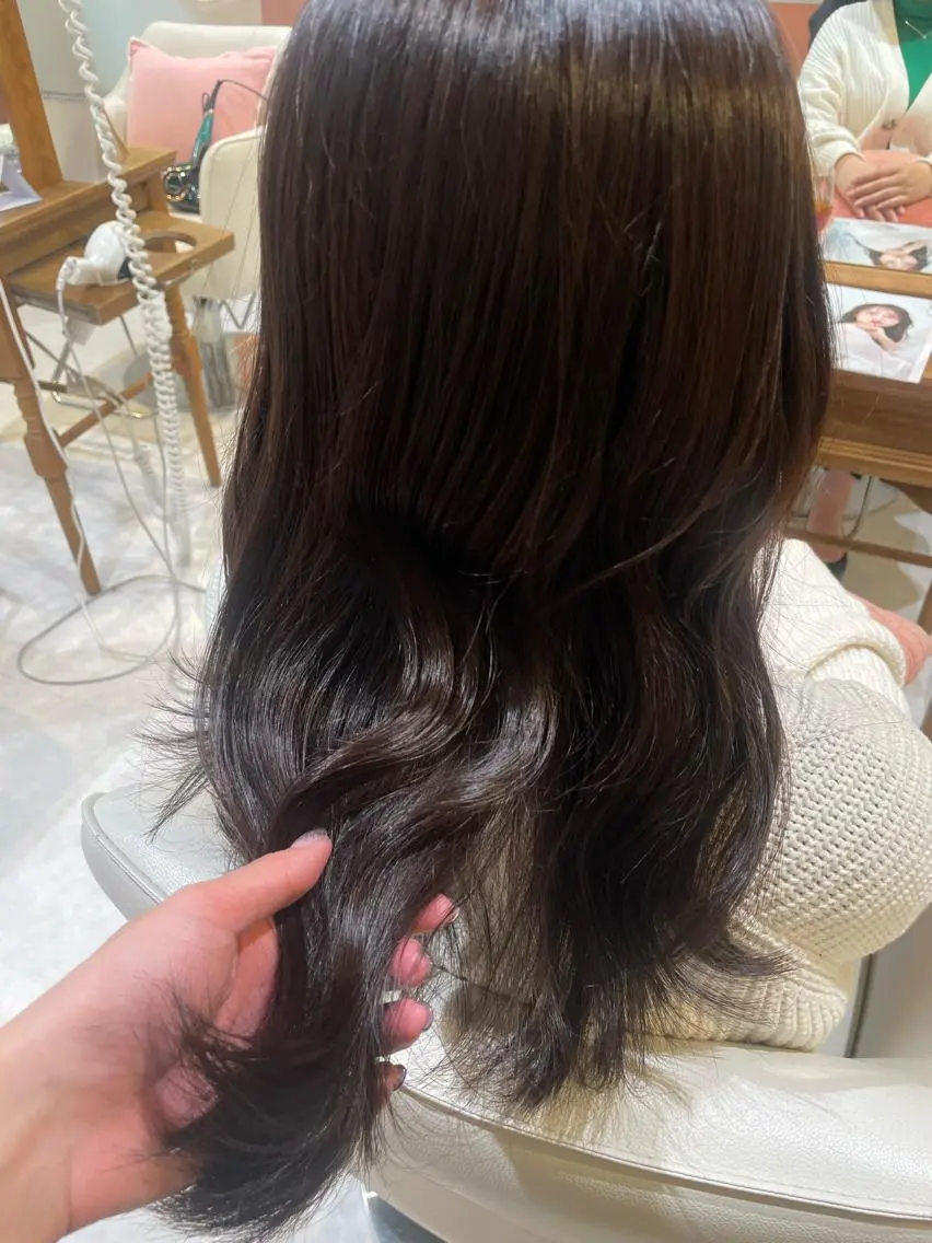 ☘️minimo限定クーポン🍀【透明感カラー+トリートメント】　　※口コミ必須の写真