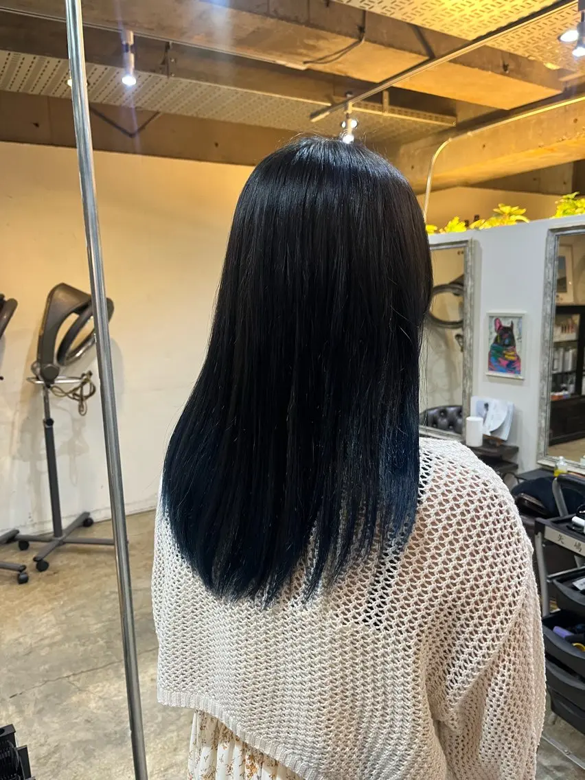one color🎨+treatment🧴【白髪染め 可🙆♂️】の写真