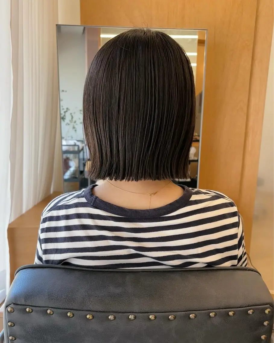 ショート カラー ボブ カット 西山 紗耶香🪽 透明感カラー/ボブのヘアスタイル