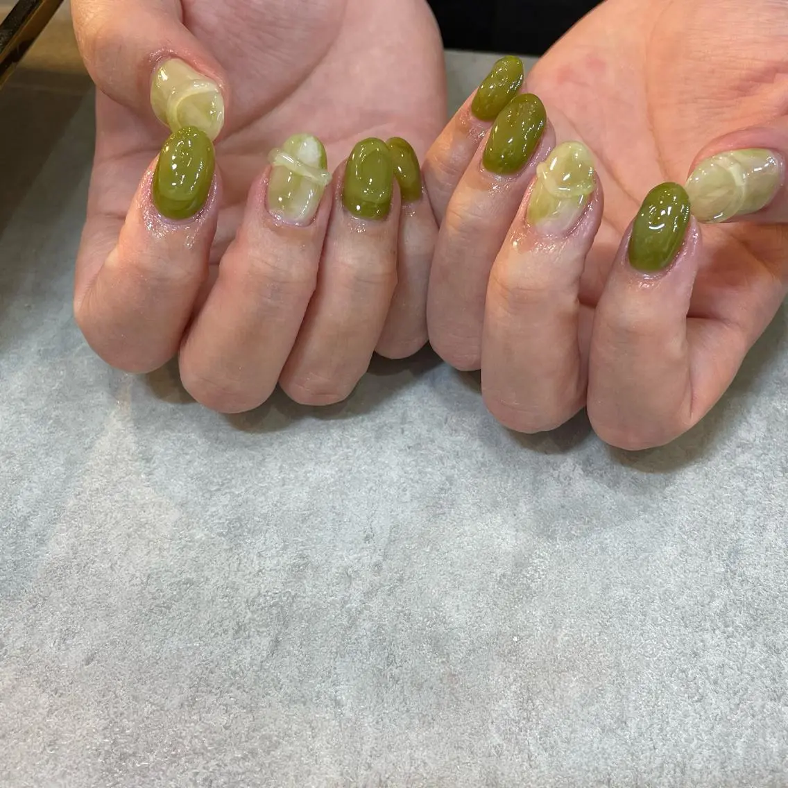 ネイル ニュアンスネイル ぷっくりネイル Nail Salon Gummi.のネイルデザイン