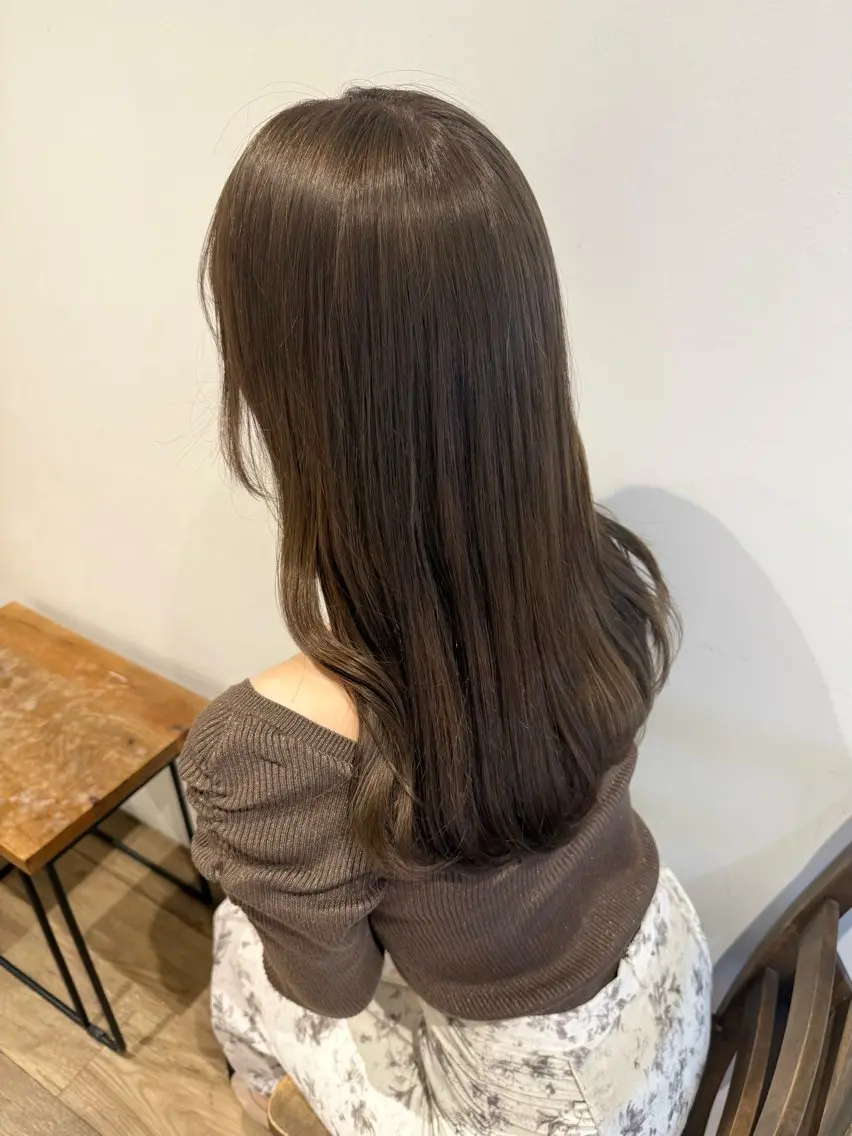 ロング カラー ヘアアレンジ ヘアカラー トリートメント Himawari♡ 柔らかいカラーのヘアスタイル