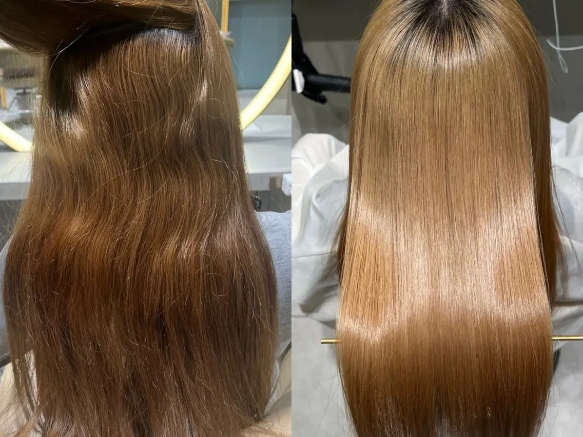 ロング カラー カット 縮毛矯正 トリートメント レイヤー/縮毛矯正 マスター✨️タケルのヘアスタイル