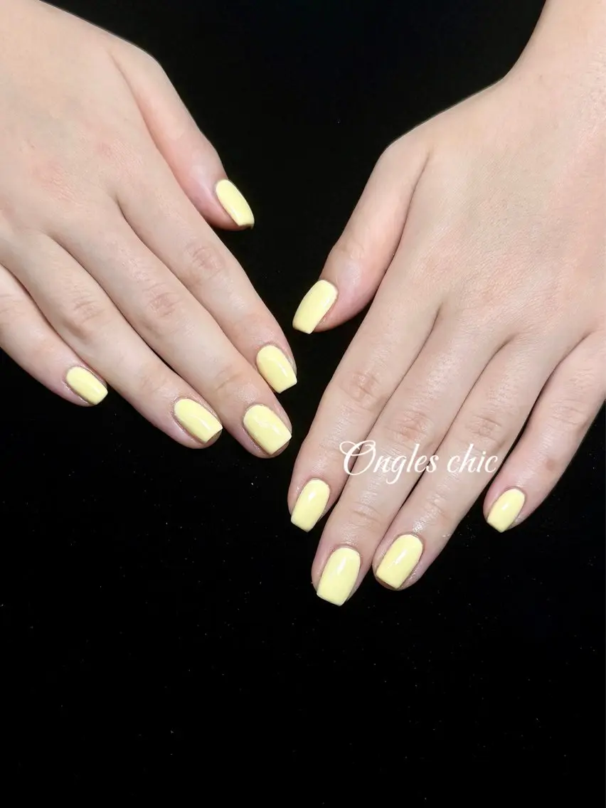 ネイル 氷ネイル・うるうるネイル マグネットネイル 持ち込み ワンカラーネイル シンプルネイル ongles chicのネイルデザイン