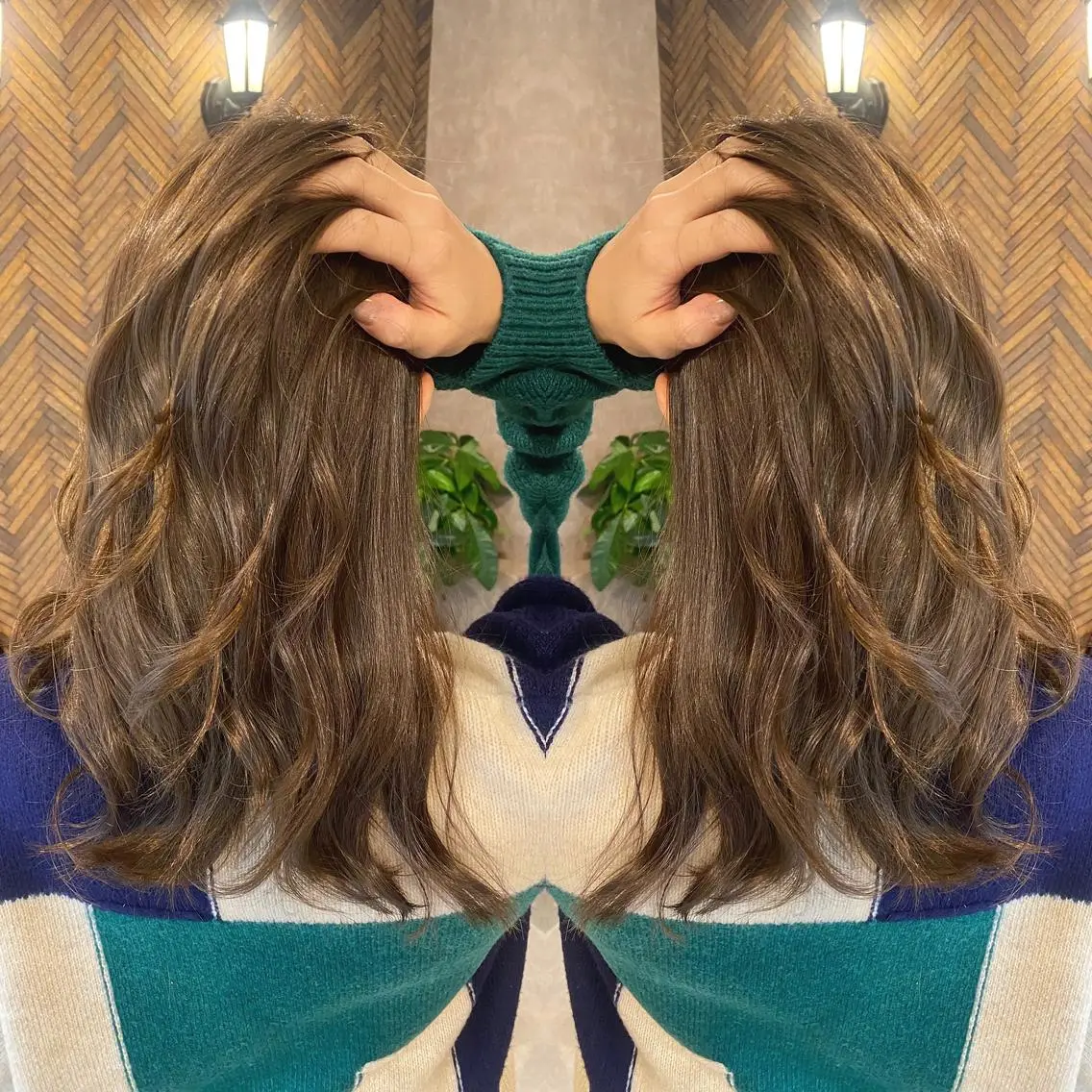 ロング カラー tocca 💜石田愛結💜のヘアスタイル