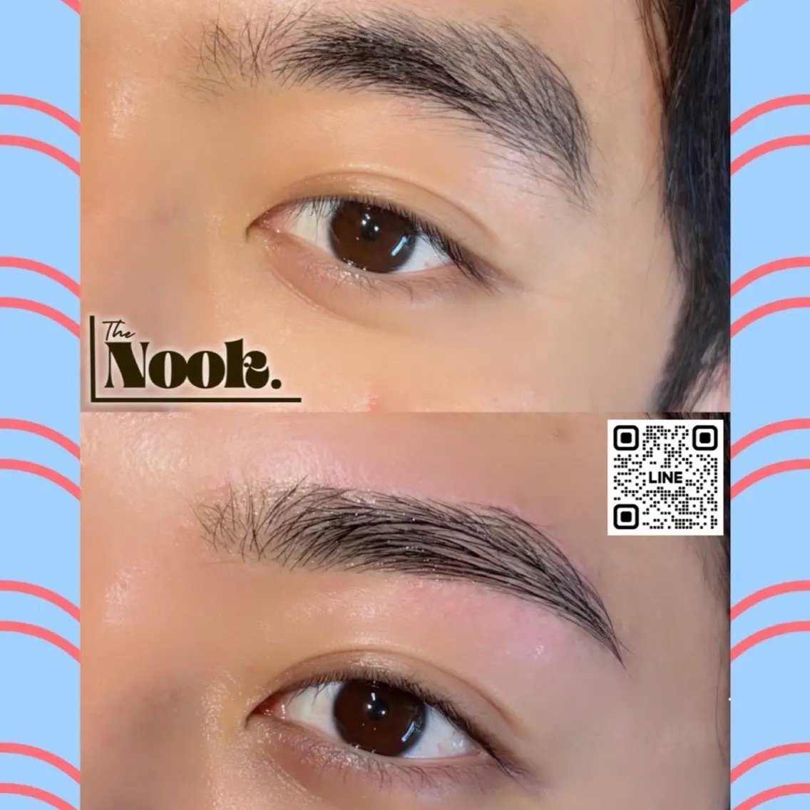 メンズ アイブロウ ワックス脱毛 その他(アイブロウ) The Nook. Kannaのマツエク・マツパデザイン