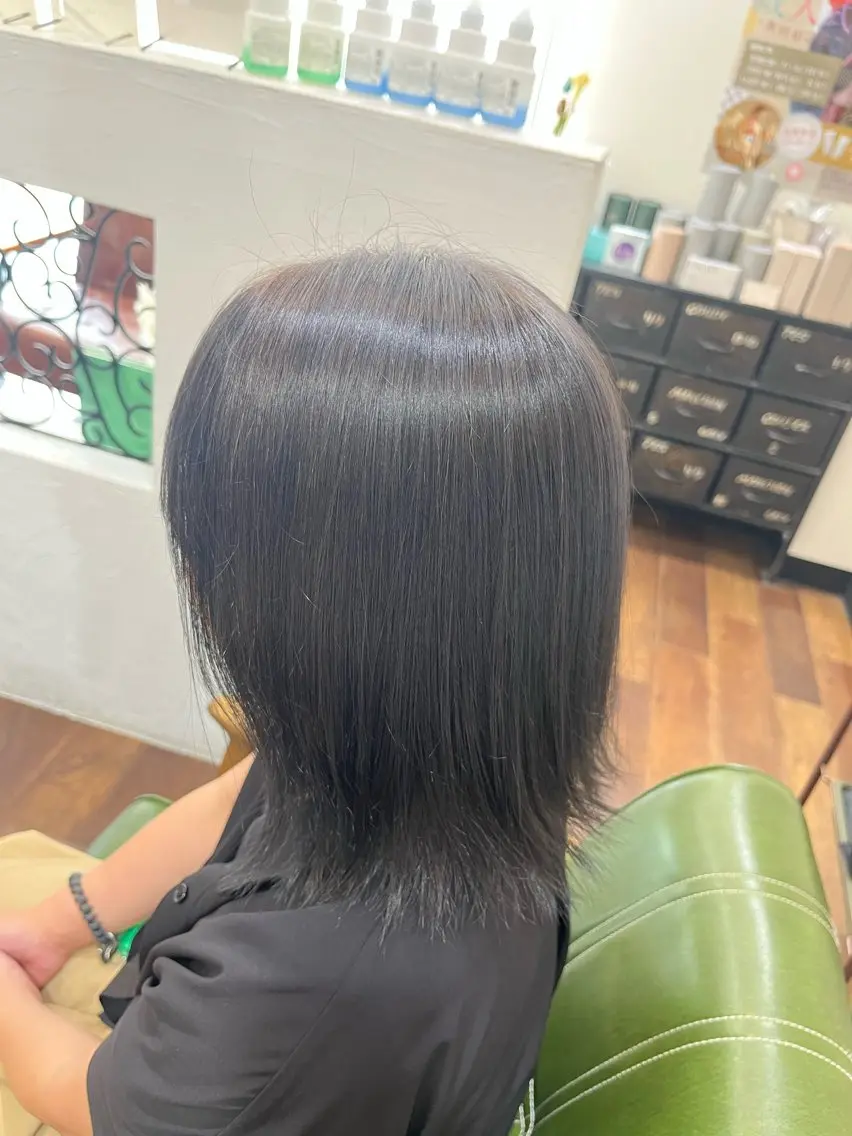 ミディアム カラー 川村 治士のヘアスタイル