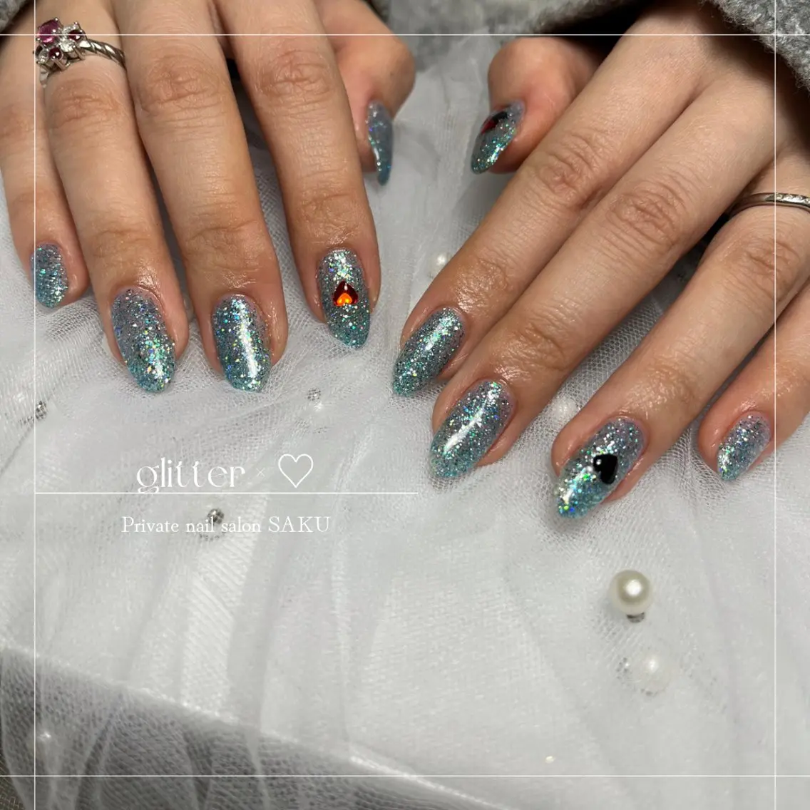 ネイル ニュアンスネイル シンプルネイル SAKU nail 作島茜のネイルデザイン