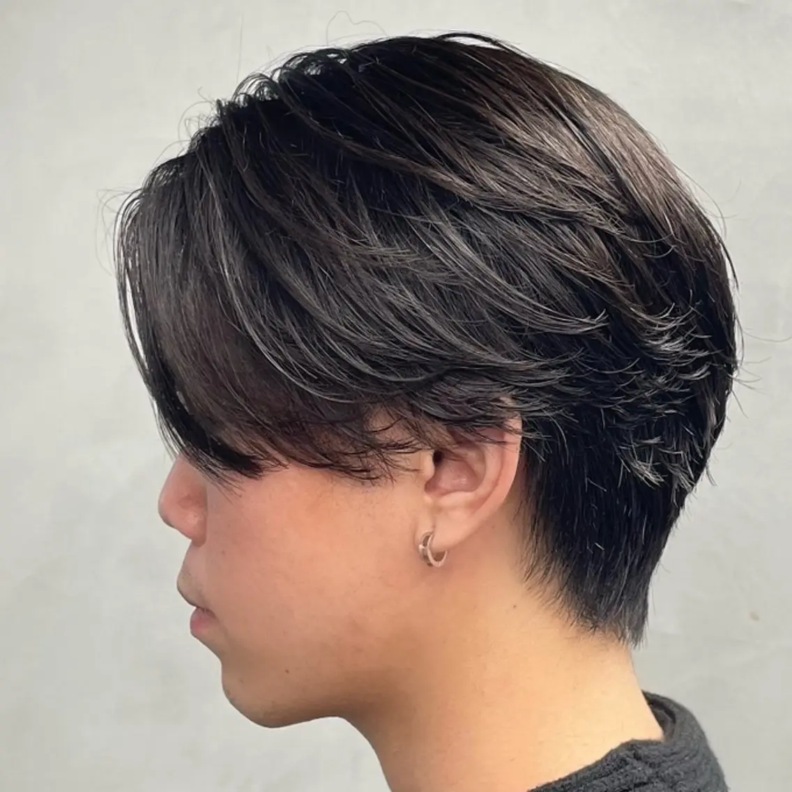 ミディアム パーマ ヘアアレンジ メンズ fifth 石川 凪のヘアスタイル