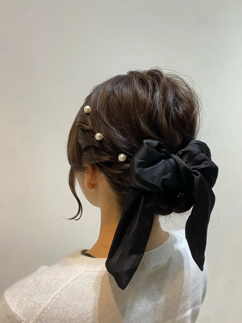 ショート ヘアアレンジ ボブ ヘアセット ♡オシャ髪♡AI ✂️newi町田のヘアスタイル