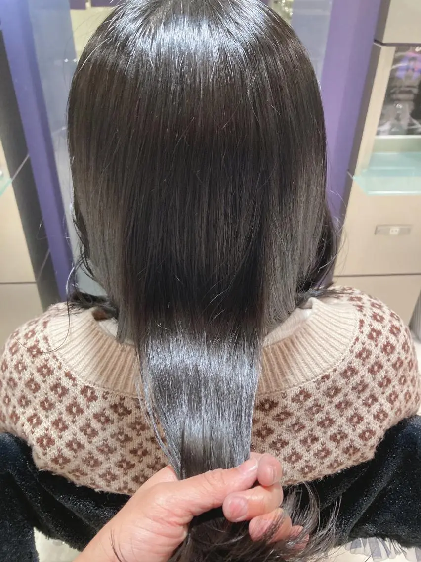 🌷髪質改善カット➕縮毛矯正+保湿トリートメント🌷の写真