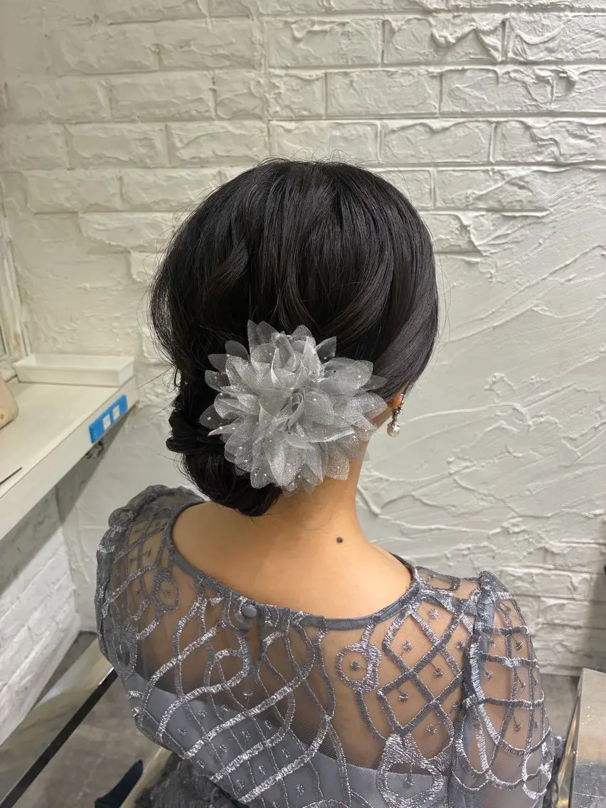 ミディアム ヘアアレンジ ヘアセット 🩵aiko / モデル募集中️🩵のヘアスタイル