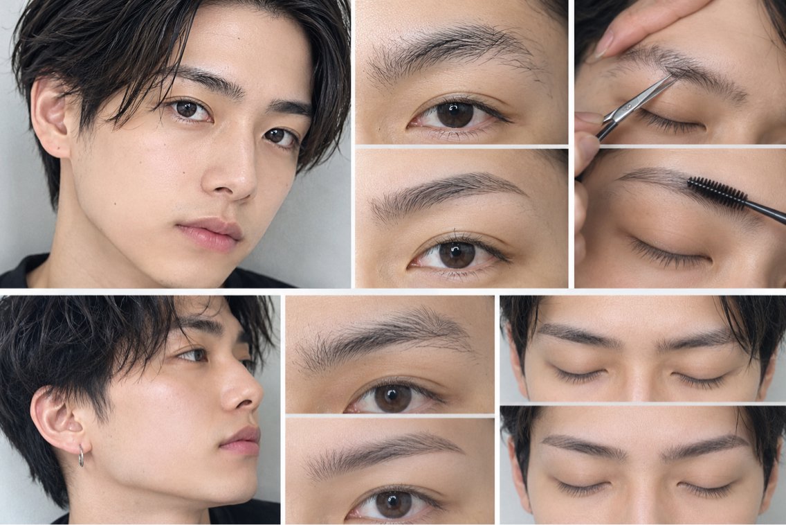 メンズ限定！眉カットの写真