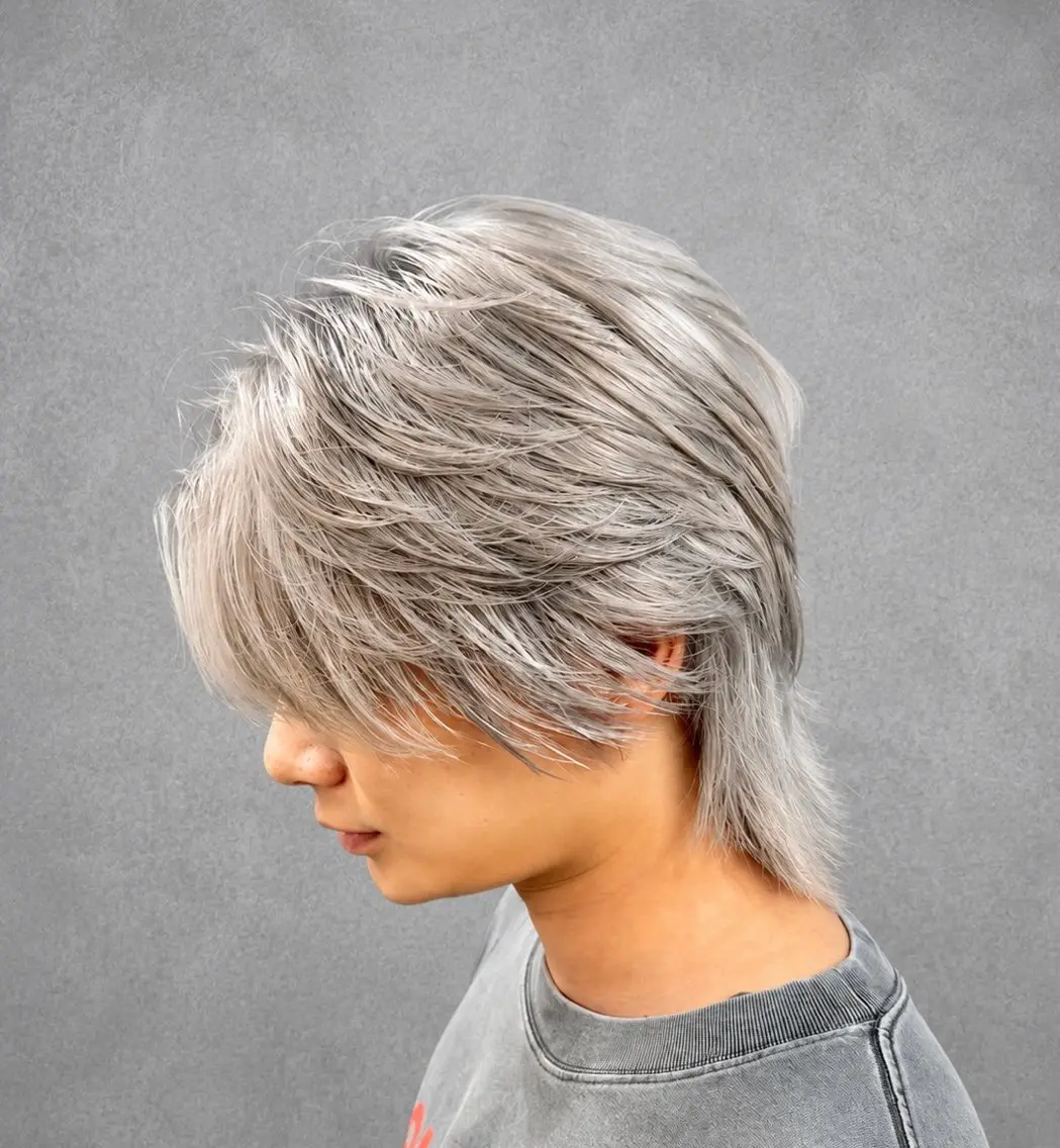 カラー メンズ メンズ特化✨ ハイトーン✨永井のヘアスタイル
